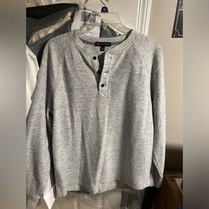 Banana republic heathered gray Henley